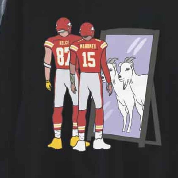 Sweatshirt Travis Kelce And Patrick Mahomes Sweatshirt 05 - Picture 2 of 5